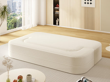 Convertible Floor Sofa Bed With Multi Functional Blanket