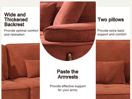 Comfortable Deep Seated Sofa With Pillows