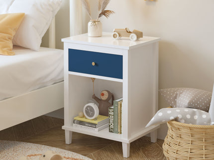Nightstand With 1 Drawer 1 Shelf