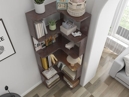 L-Shaped Corner Bookshelf