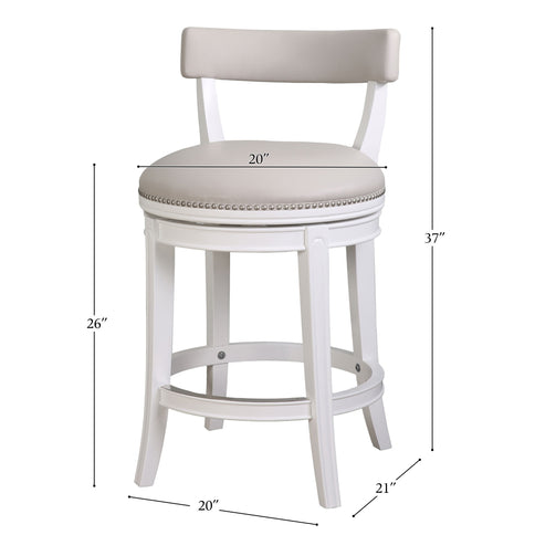 Stool & Upholstered Seat And Back