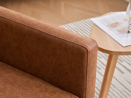 Modern Upholstered Square Swivel Accent Chair With 360 Degree Rotation