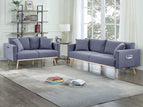 Dark Gray / 2 Pc. Sofa, Loveseat