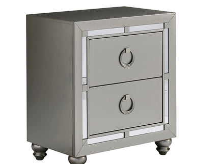Chloe - Nightstand - Gemstone Silver