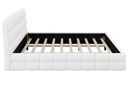 Upholstered Platform Bed With Headboard