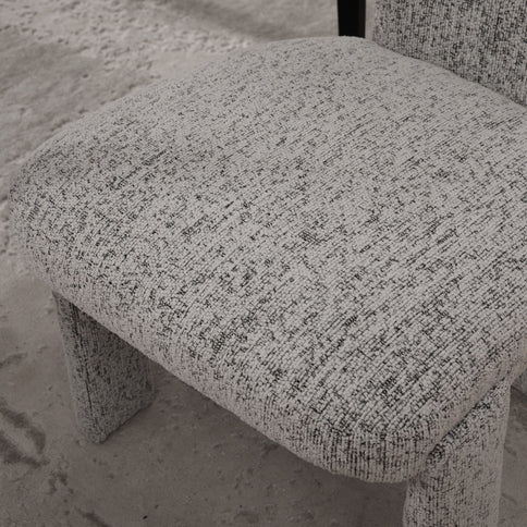 Armless Curved Back Accent Chairs