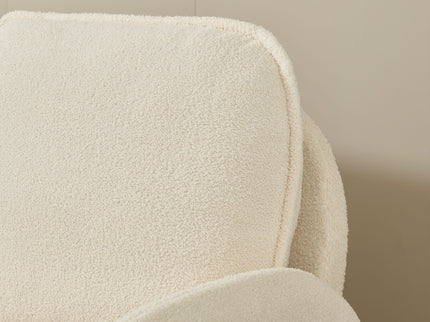 Loveseat Sofa Small Couch For Living Room, Sherpa Fabric Upholstered Loveseat Sofa Couch, Small Loveseat Sofa For Apartment, Bedroom