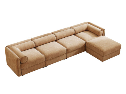 Contemporary Elegant Sofa With Storage And Ottoman