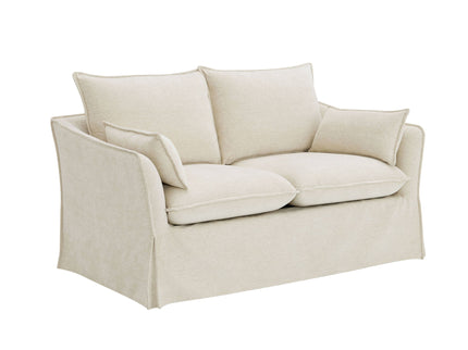 Shane - Loveseat With 2 Pillows - Beige