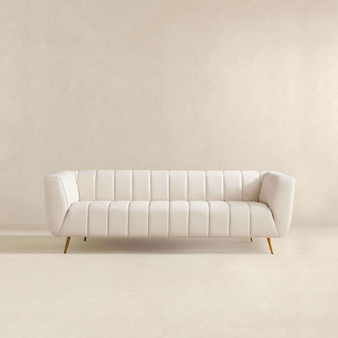 Lamattina - Genuine Italian Channel Tufted Sofa