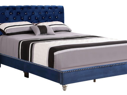 Elegant Transitional Upholstered Bed