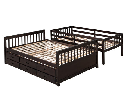 Bunk Bed With Twin Size Trundle And Drawers