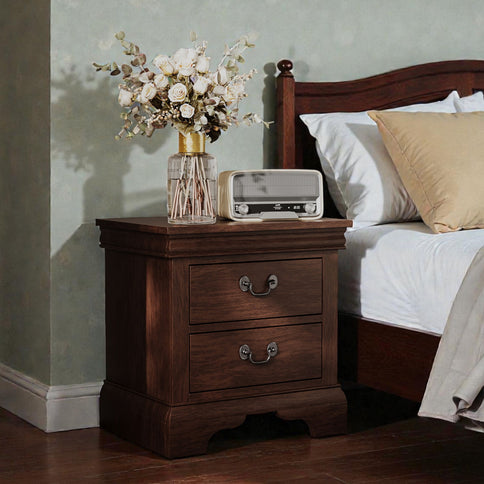 Nightstand With 2 Drawers