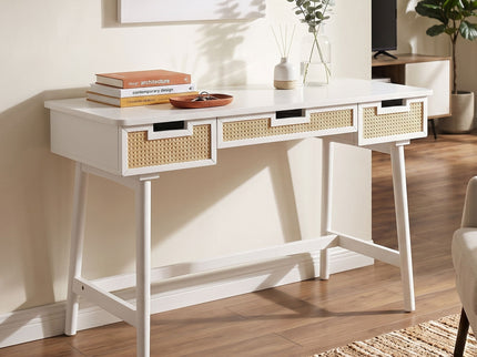 Writing Desk With 3 Drawers For Living Room