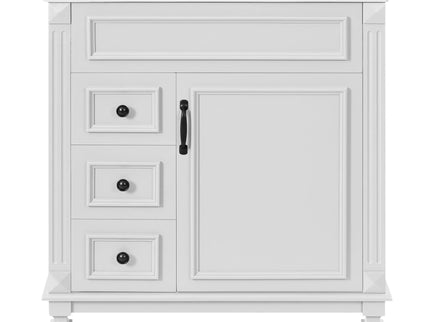 Bathroom Vanity With Sink, Cabinet With 2 Drawers And Adjustable Shelf