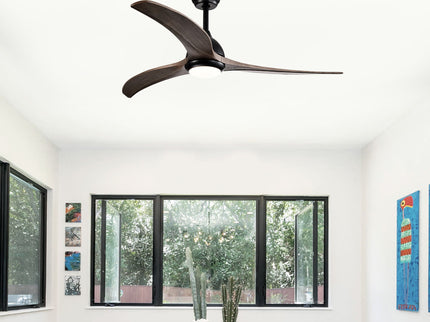 Indoor Outdoor Ceiling Fan With Light With Remote Control, Noiseless Reversible Motor, 6 Speed, 3 Color