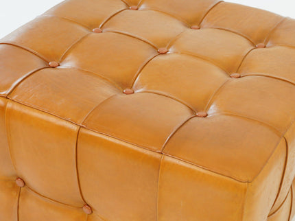 Benjiro - Square Ottoman - Tan