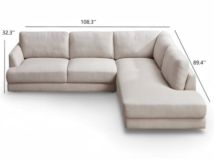 Glander - Comfortable Cozy Sectional Sofa