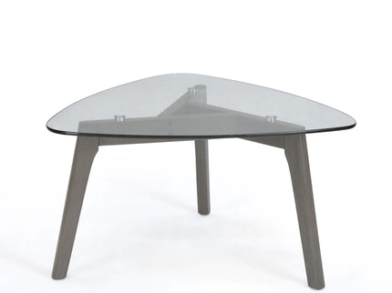 Modern Coffee Table With Wood Construction And Compact Design