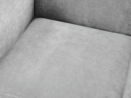 Barrel Accent Chair With Enclosed Arms