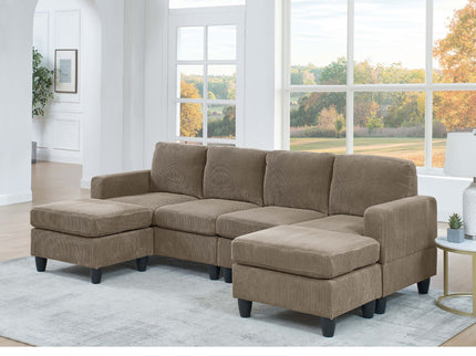 Modular Sectional With 2 Ottomans