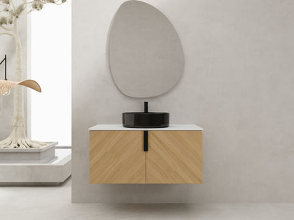 Wall Mounted Bathroom Vanity & Art Sink