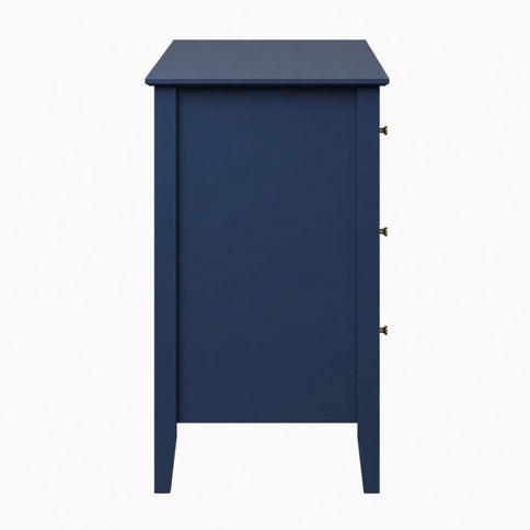 Modern 6 Drawer Fluted Dresser