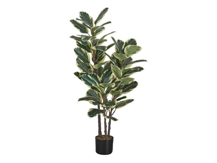 47" Tall, Artificial Plant, Oak Tree, Indoor, Faux, Fake, Floor, Greenery, Potted, Real Touch, Decorative - Green / Black