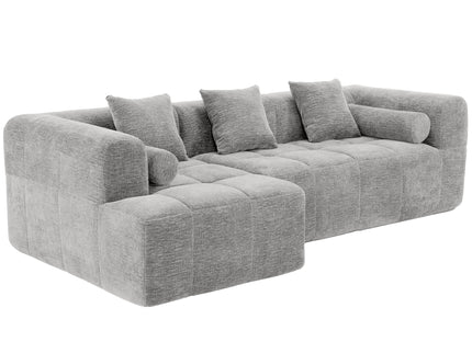 Sectional Free Combined Sofa With 2 Side Pockets