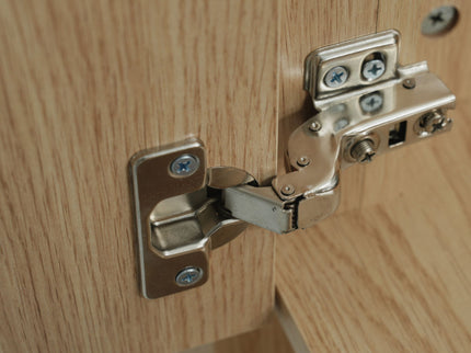 Modern Bathroom Vanity With Rectangle Ceramic Sink, Soft Closing Doors