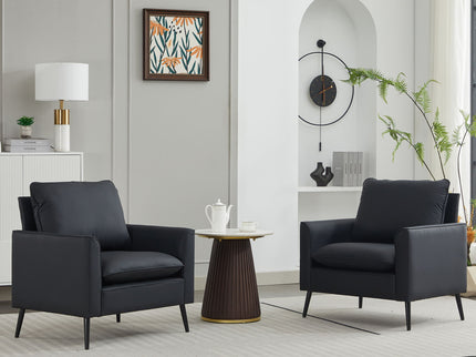 Nordic Retro Light Luxury Upholstered Sofa Chair