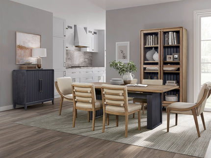 Ample Storage Bar Cabinet - Peppercorn