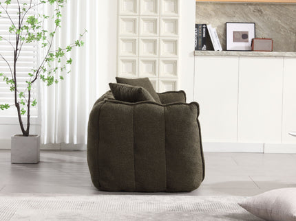Cozy Beanbag Chair With High Resilience Foam Core For 2