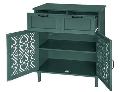 2 Door 2 Drawer Elegant Cabinet