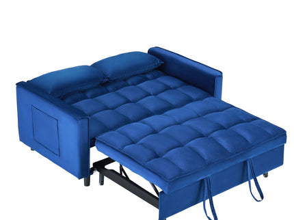 Sofa Bed With Pockets, 3 In 1 Convertible For Living Room