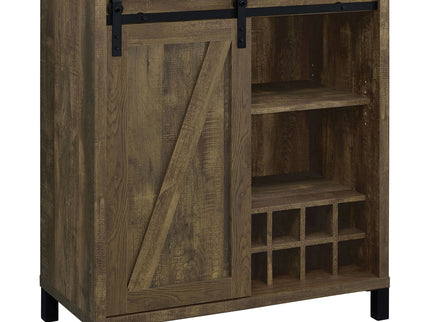 Arcata - Sliding Door Bar Cabinet - Oak
