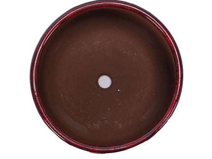 4 Pieces Planter Pot, Indoor Outdoor Flowerpot For Patio, Garden, Or Windowsills - Bean Paste Red