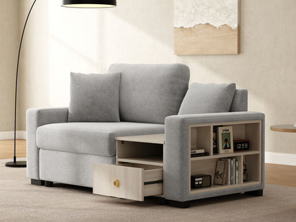 Modular Sofa Couch With Storage Armrest And Center Console