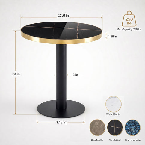 Elegant Round Bistro Table