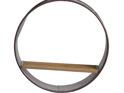 Farmhouse Round Metal Wall Planter (Set of 5) - Gray