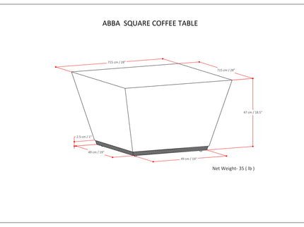 Abba - Handcrafted Coffee Table