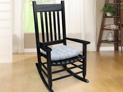 Classic Wooden Porch Rocker Chair Populus Wood Comfortable Design