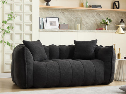 Cozy Beanbag Chair With High Resilience Foam Core For 2