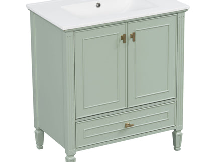 Freestanding Vanity With 1 Drawer & 2 Soft Close Doors With Door Mounted Storage