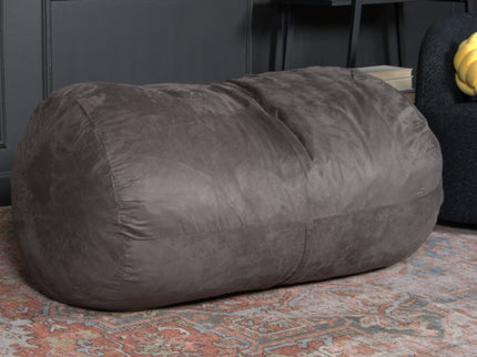 Michael - Modern Cylindrical Suede Bean Bag Chair