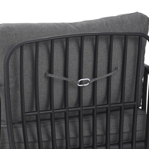 Outdoor Patio Club Chair, Waterproof Thick Cushion Deep Seating