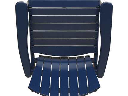 Outdoor Weather Resistant Acacia Wood Adirondack Dining Chairs (Set of 2)