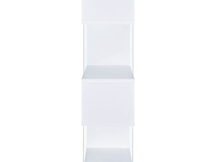 Elias - 4 Shelf Bookshelf With Zigzag Design