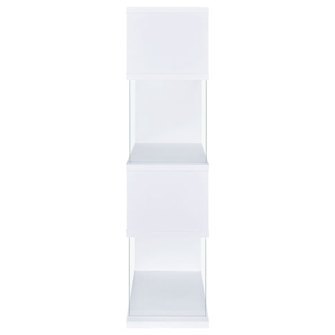 Elias - 4 Shelf Bookshelf With Zigzag Design