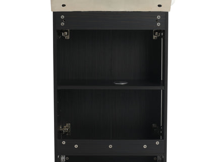 Freestanding Bathroom Vanity With Sink And Storage Rack, Soft Close Doors Base With Basin